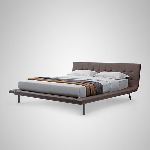 Bed upholstery design fashion buckle bed