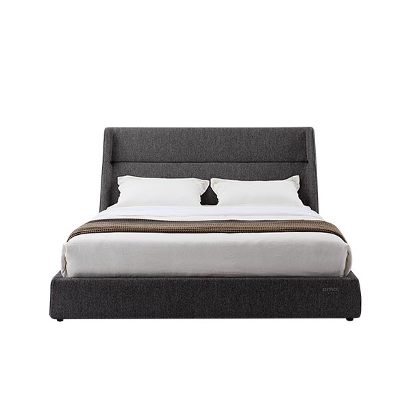 High Back Supporting Fabric Upholstery Bed - Image 2