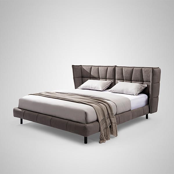 Special Design Relaxing Big Headboard Bed