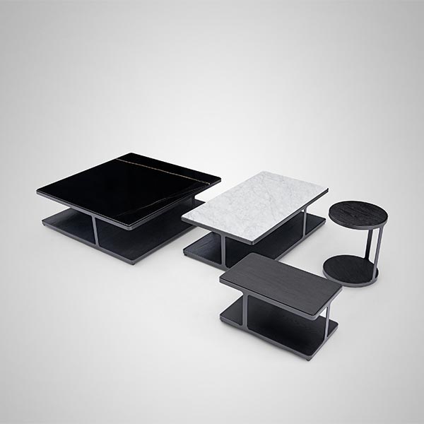 Hot Sale Modern Luxury Marble Top Metal Coffee Table - Image 3