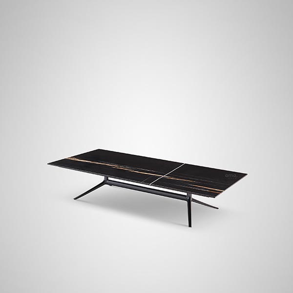 Newest Modern Simple Style Black Marble Top Tea Center Coffee Table