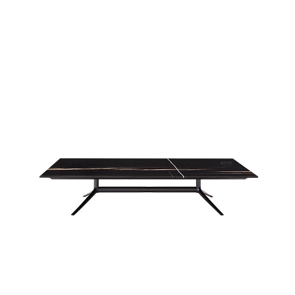 Newest Modern Simple Style Black Marble Top Tea Center Coffee Table - Image 2