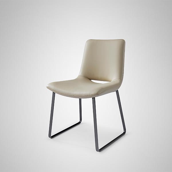 High Quality High Back Modern Comfortable PU Colorful Velvet Dining Chair