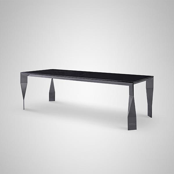 Home Furniture Modern Dining Room Set Marble Metal Dining Table