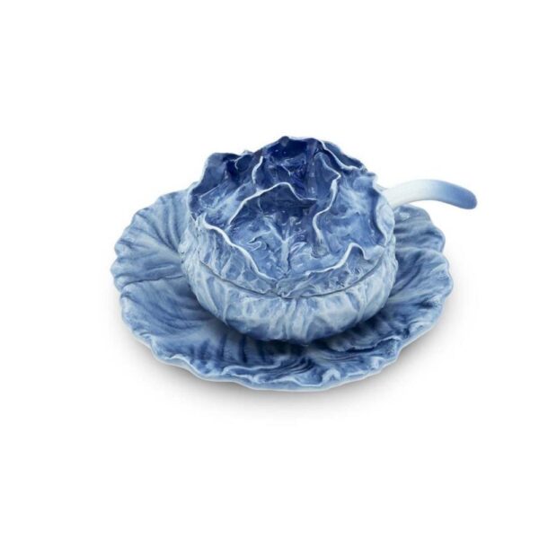 Soup Bowl Small Cabbage With Plate
